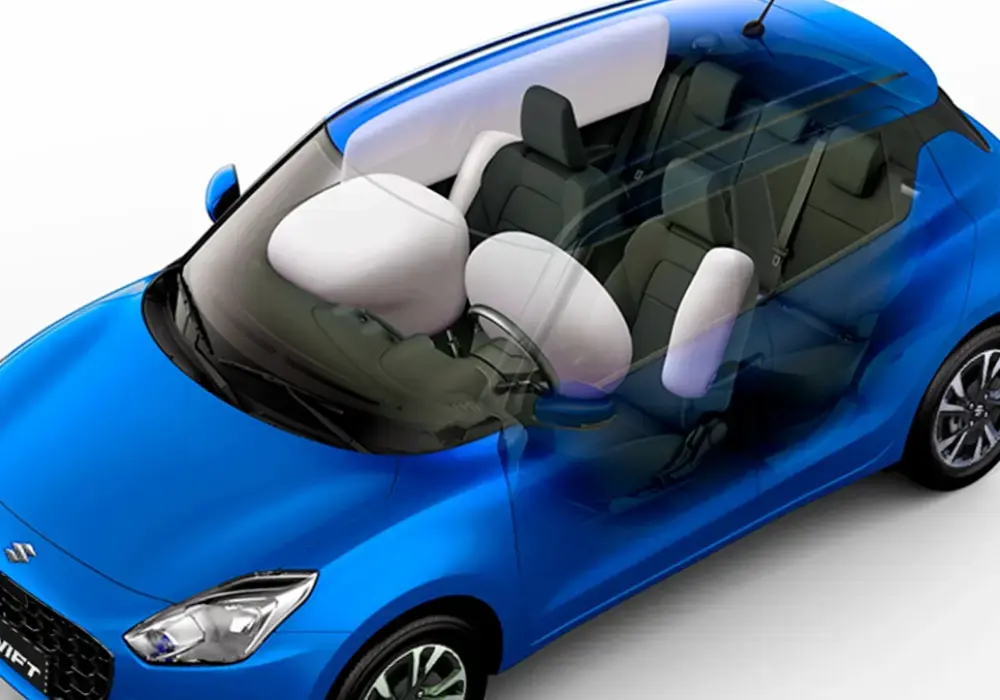 6 Airbags de serie del New Suzuki Swift Híbrido